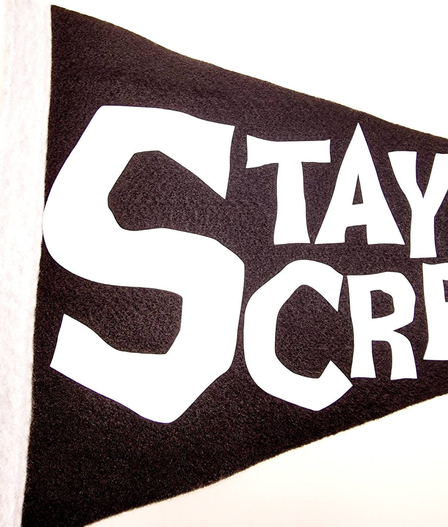 Stay Creepy Halloween 10X15 Felt Pennant Banner Flag