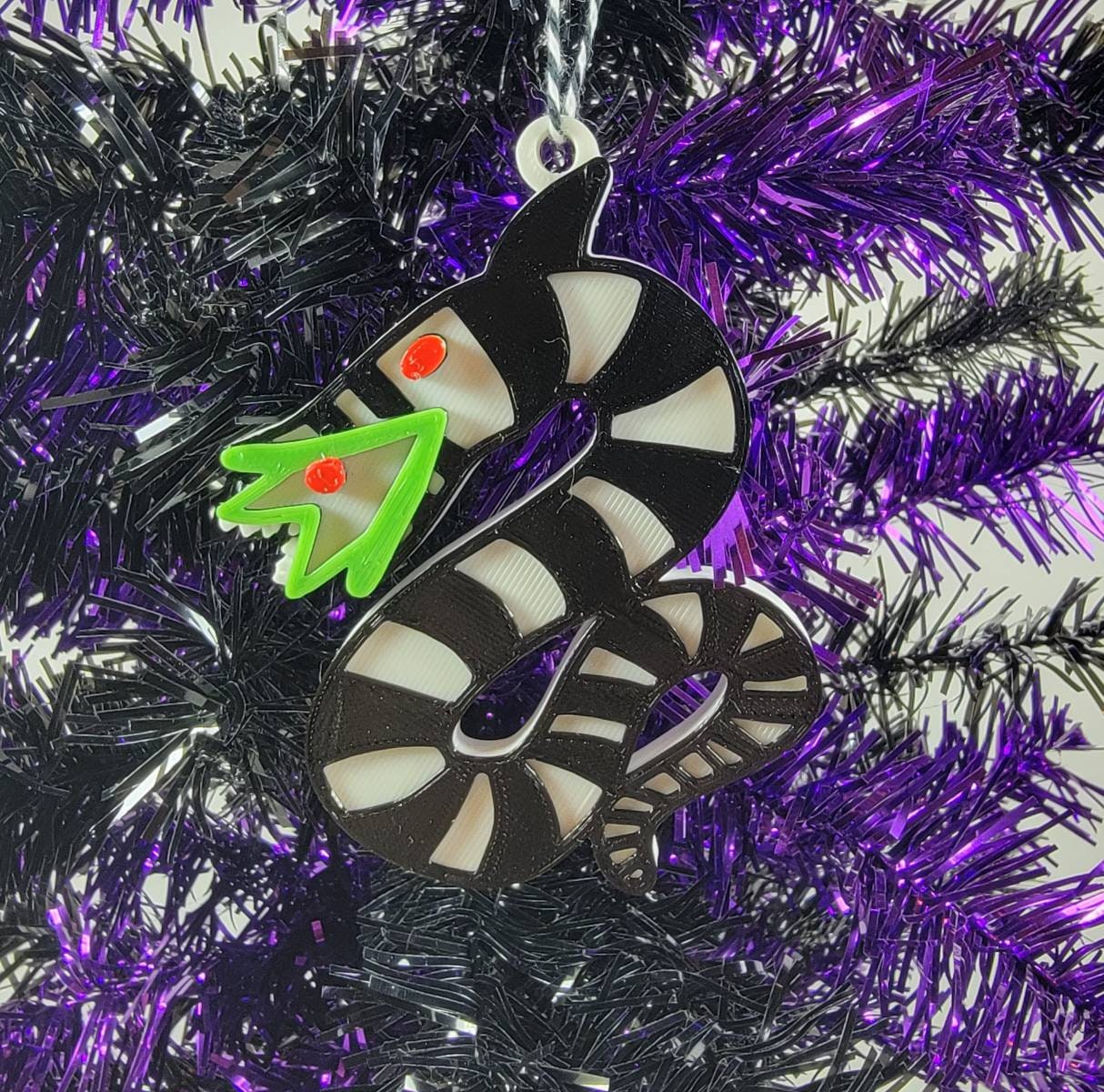 Sandworm 3D Printed Spooky Christmas Ornament