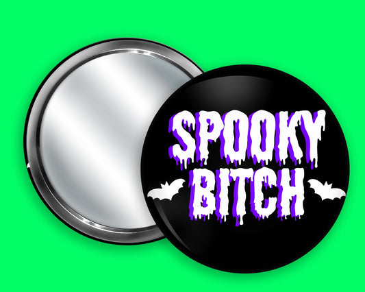 Spooky Bitch 3" Pocket Mirror