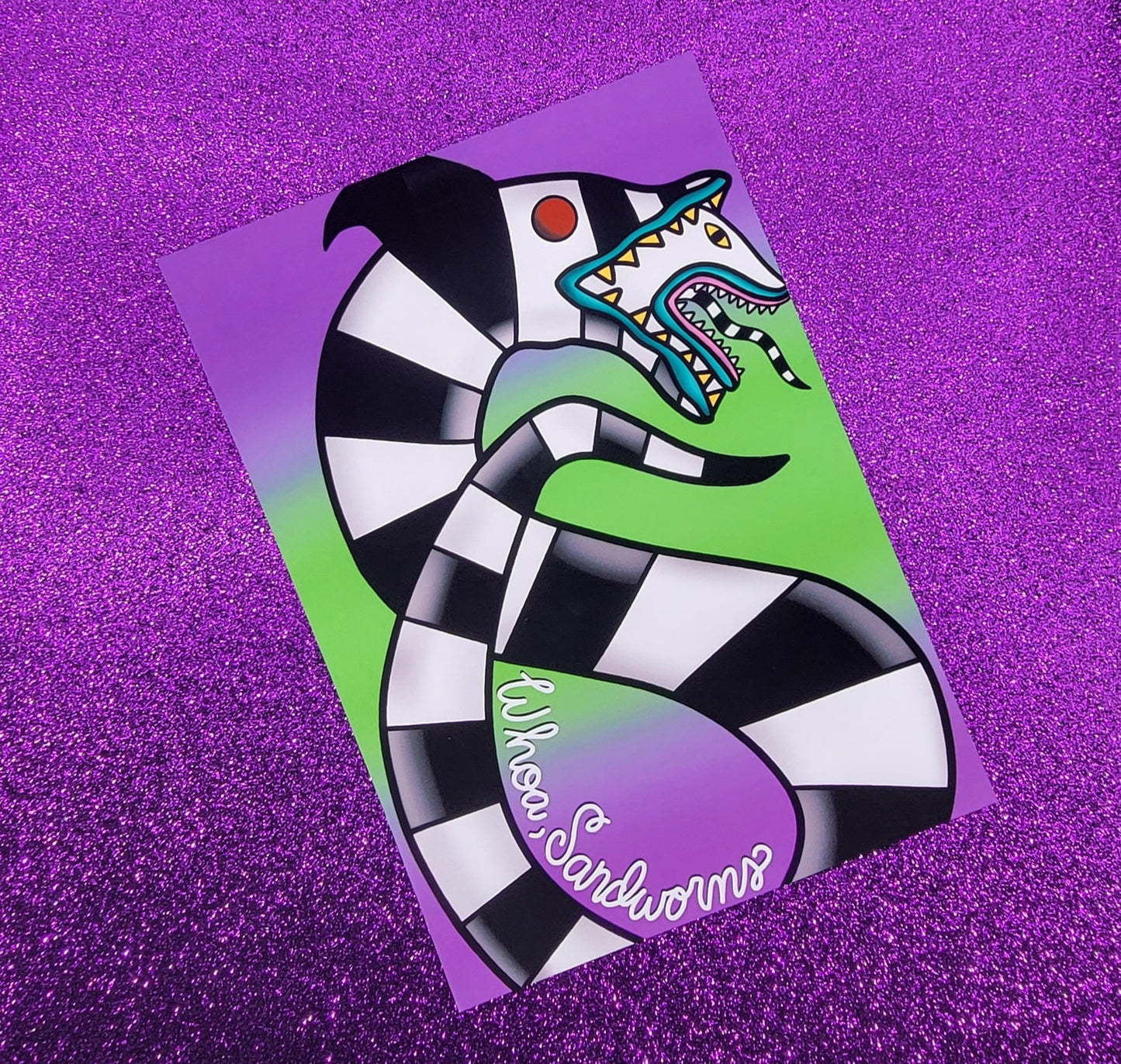 Whoa Sandworms Movie Art Print 5"x7"