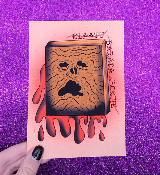 Book Of The Dead Horror Movie Art Print 5"x7"