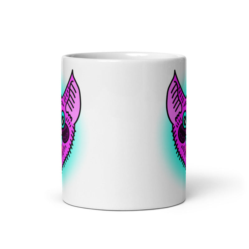 Pink Bat 11oz Coffee Mug