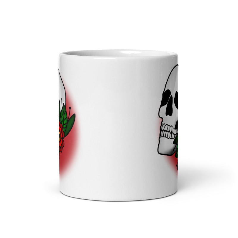 Skull Flower Tattoo 11oz Coffee Mug
