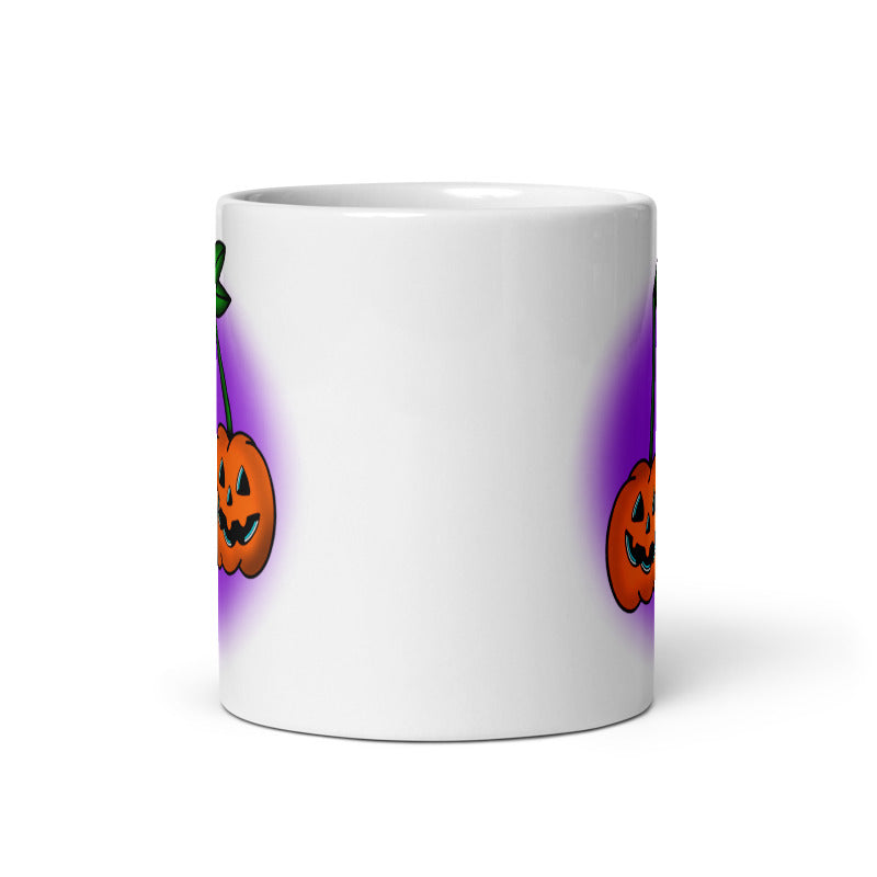 Pumpkin Cherries 11oz Coffee Mug