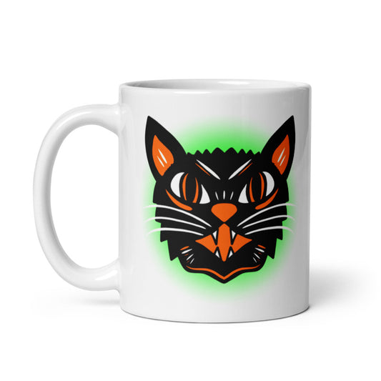 Black Cat Halloween 11oz Coffee Mug