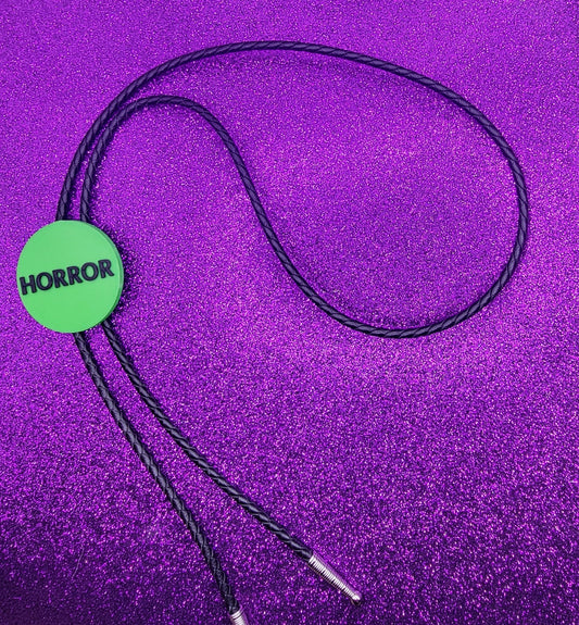 VHS Horror Sticker Bolo Tie