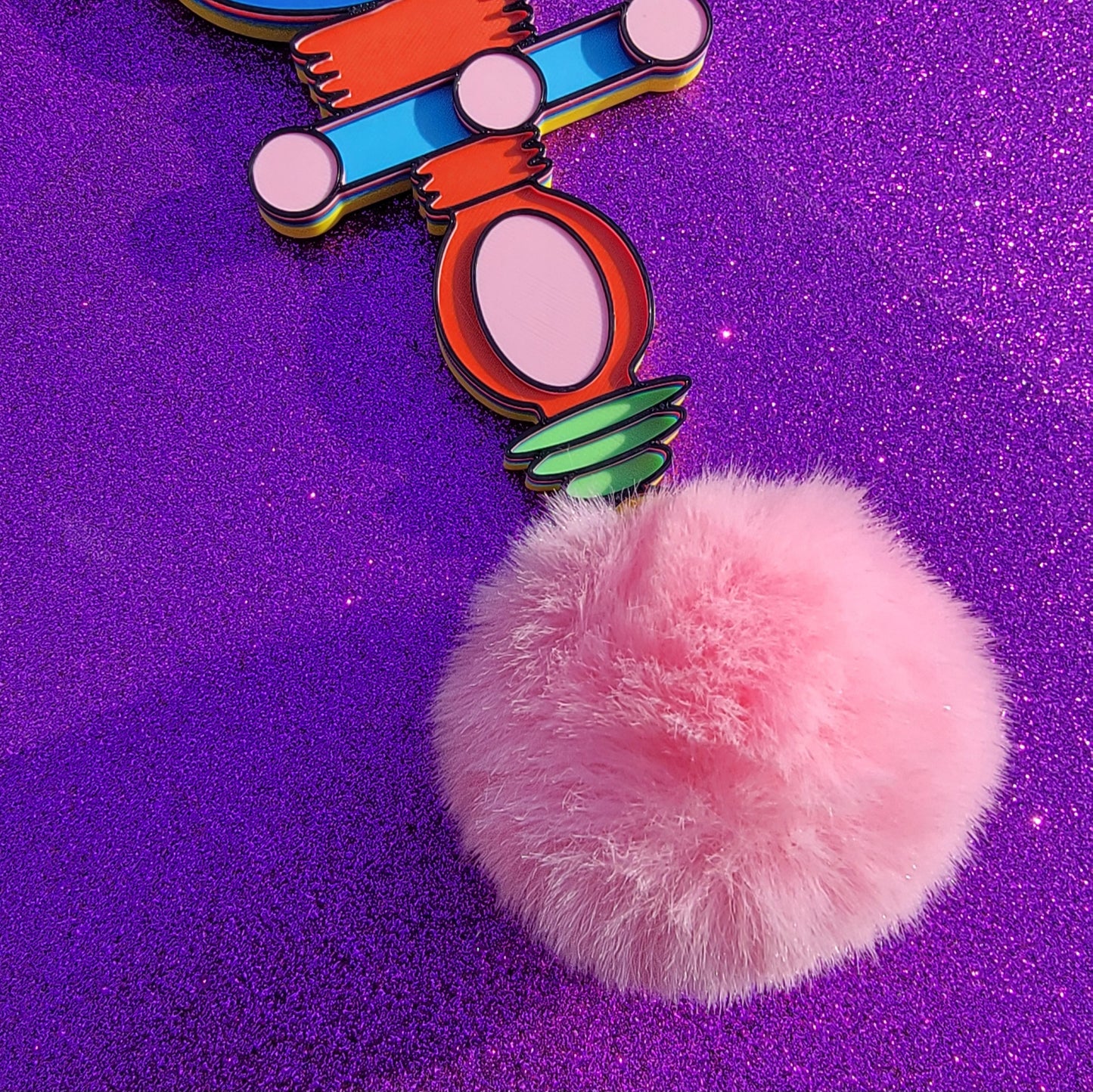 Cotton Candy Raygun Wall Hanging