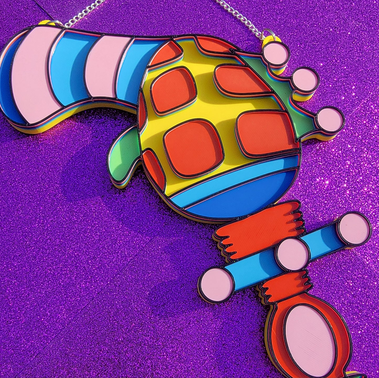 Cotton Candy Raygun Wall Hanging
