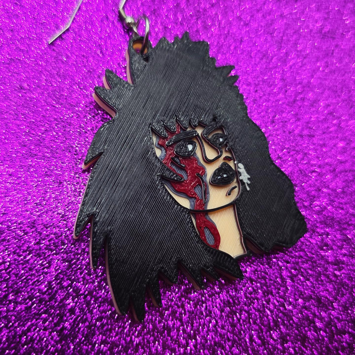 Sammi Horror Movie Statement Earrings 3D Printed