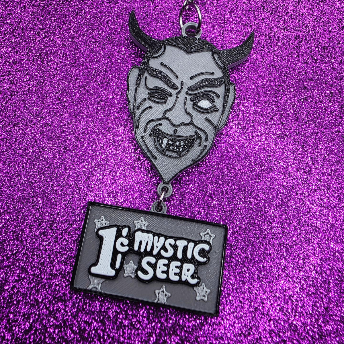 Mystic Seer Statement Earrings 3D Printed