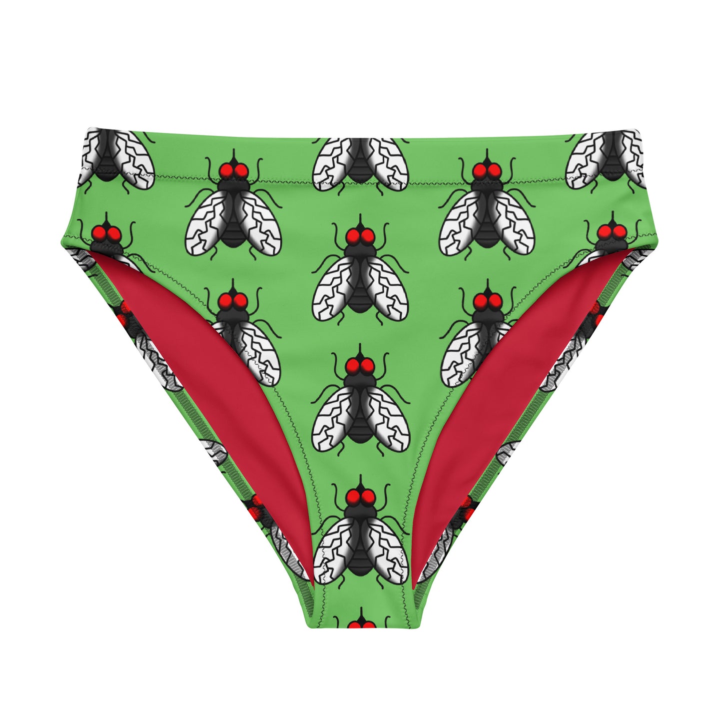 Fly high-waisted bikini bottom
