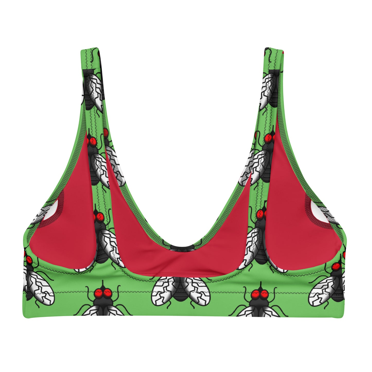 Fly padded bikini top