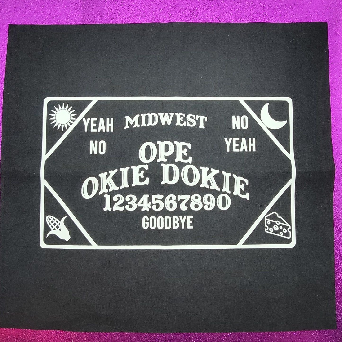 Midwest Ouija Board Canvas Back Patch