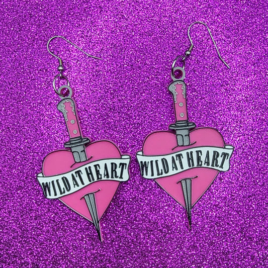 Wild At Heart Statement Earrings 3D Printed