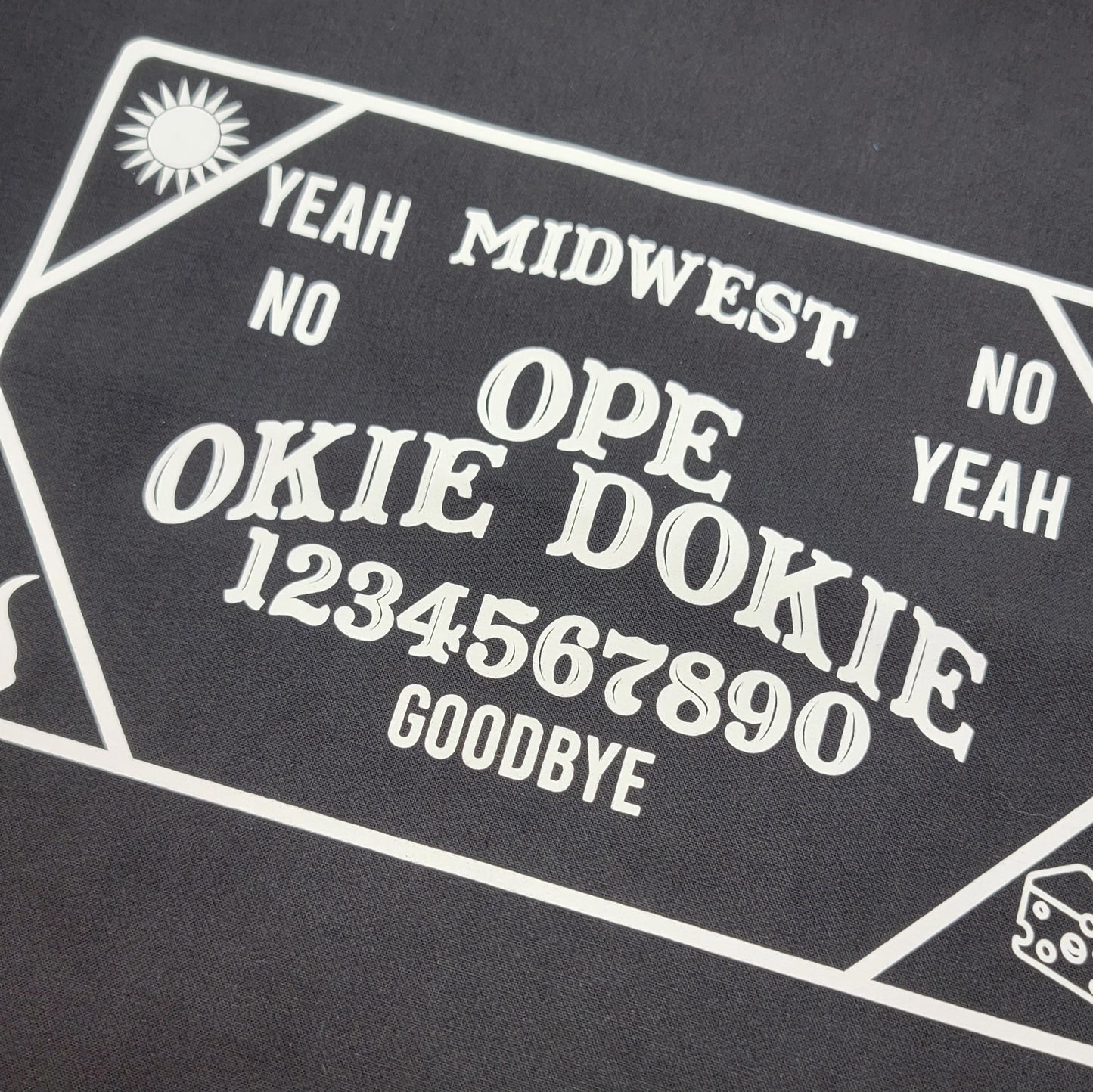 Midwest Ouija Board Canvas Back Patch
