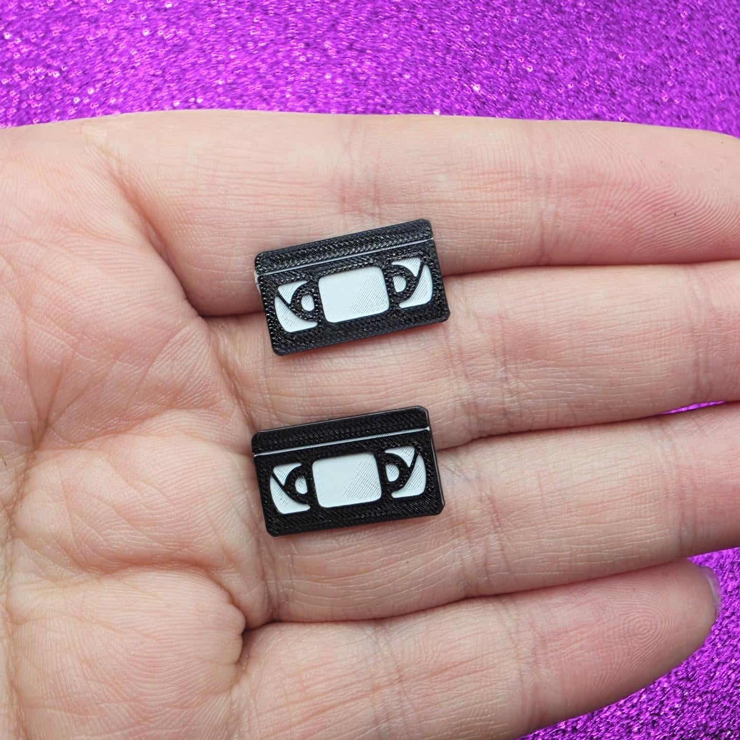 VHS Tape Stud Earrings