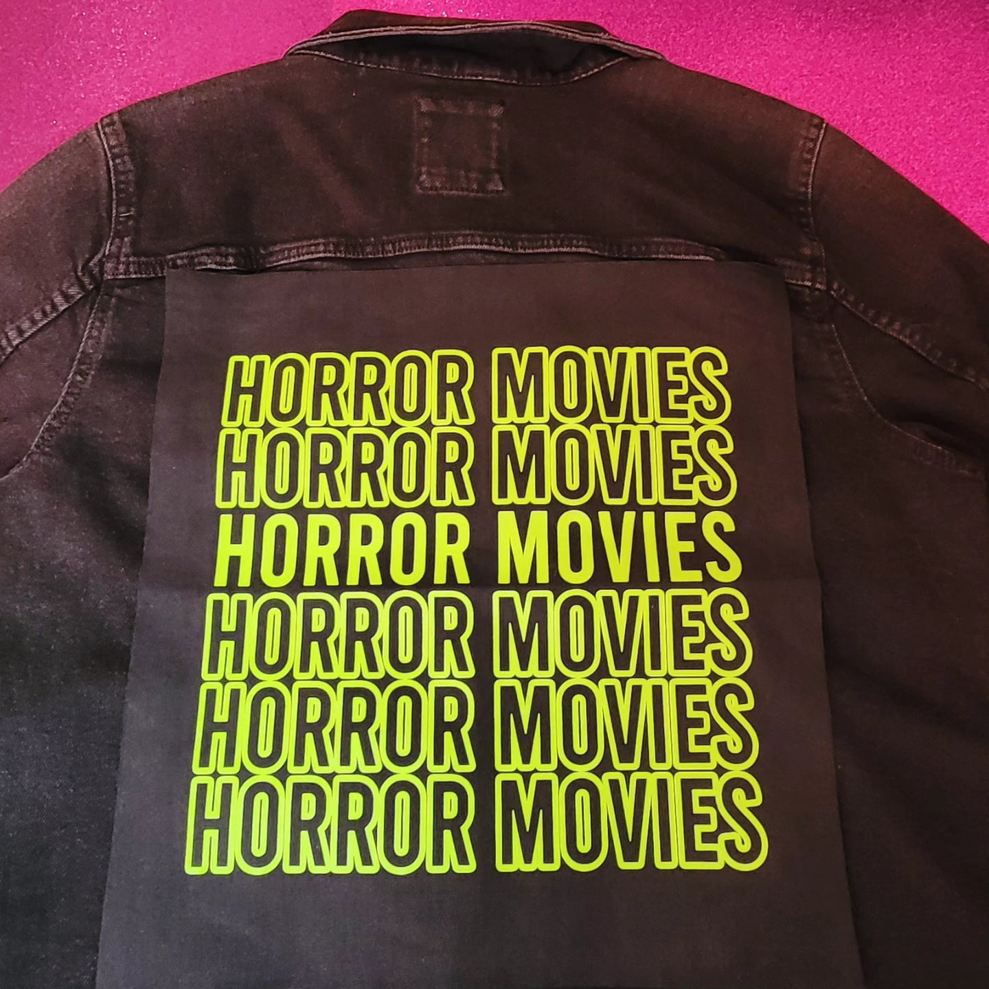 Horror Movies Canvas Back Patch