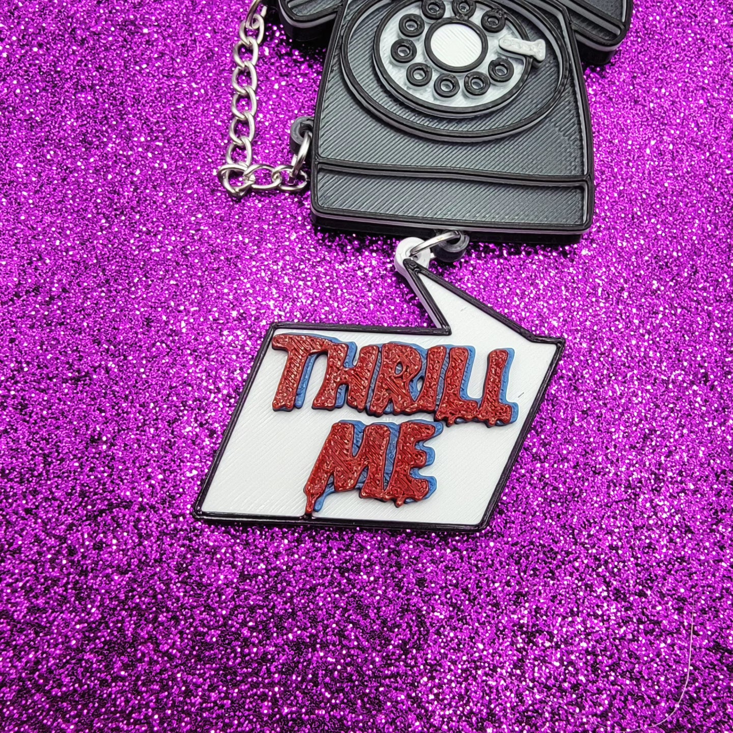 Thrill Me Statement Earrings 3D Printed