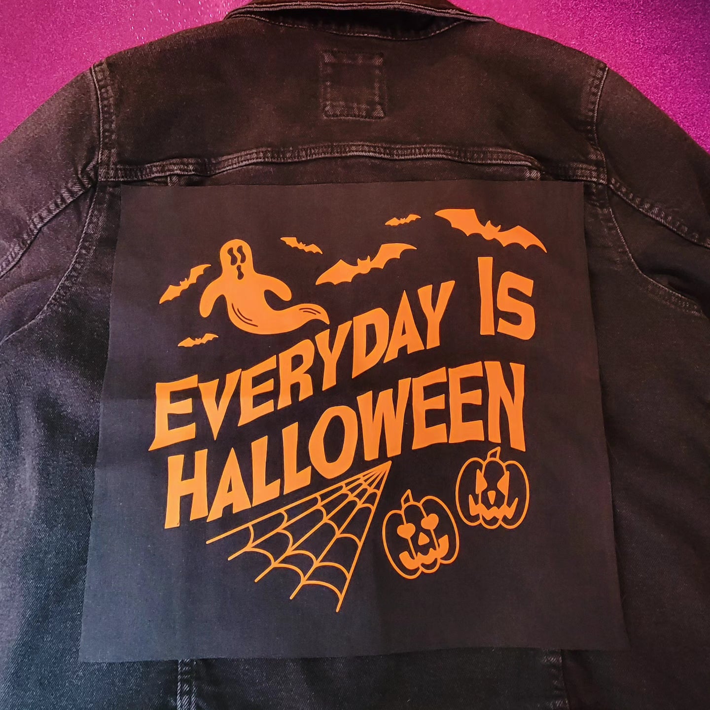 Everyday Is Halloween Canvas Back Patch