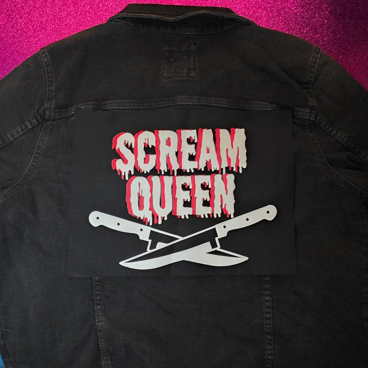Scream Queen Canvas Back Patch