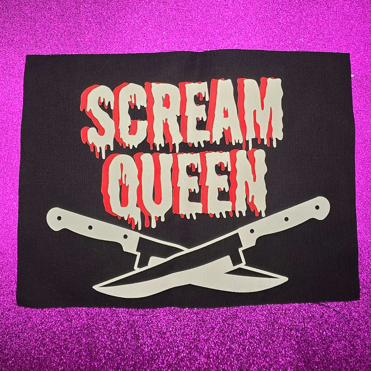 Scream Queen Canvas Back Patch