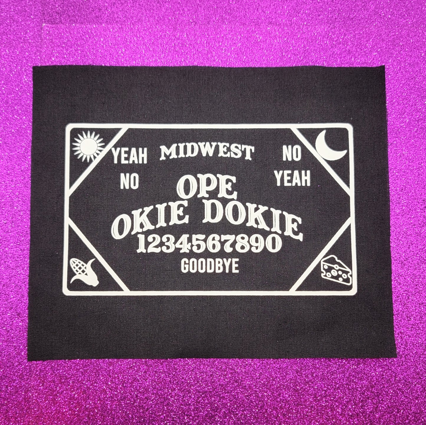 Midwest Ouija Board Small Canvas Patch