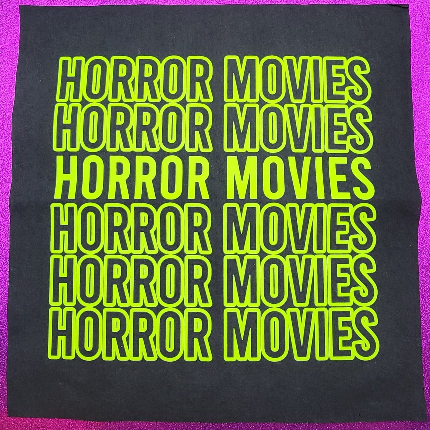 Horror Movies Canvas Back Patch