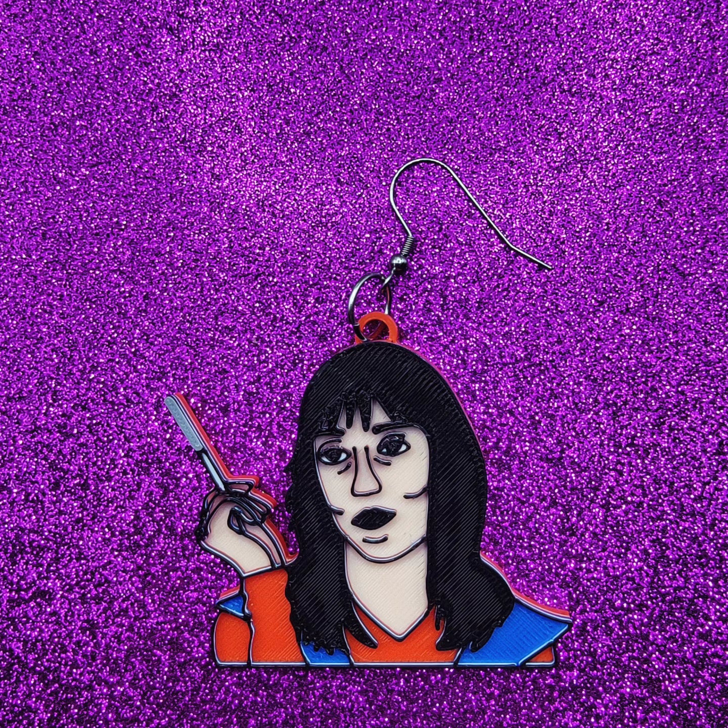 Wendy Statement Earrings 3D Printed