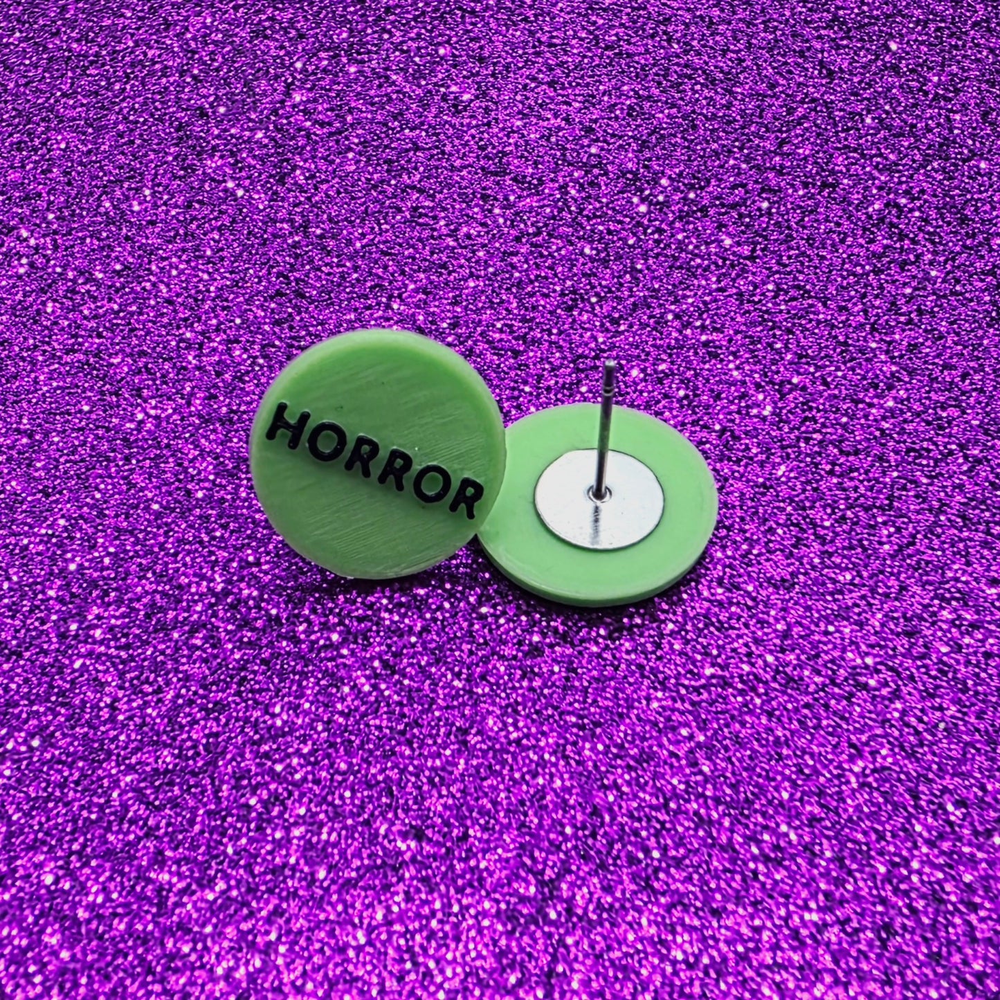 Horror Sticker Stud Earrings