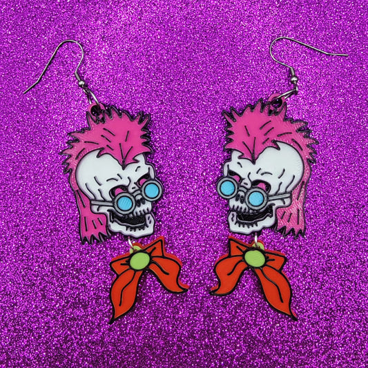 Reader Beware Statement Earrings 3D Printed