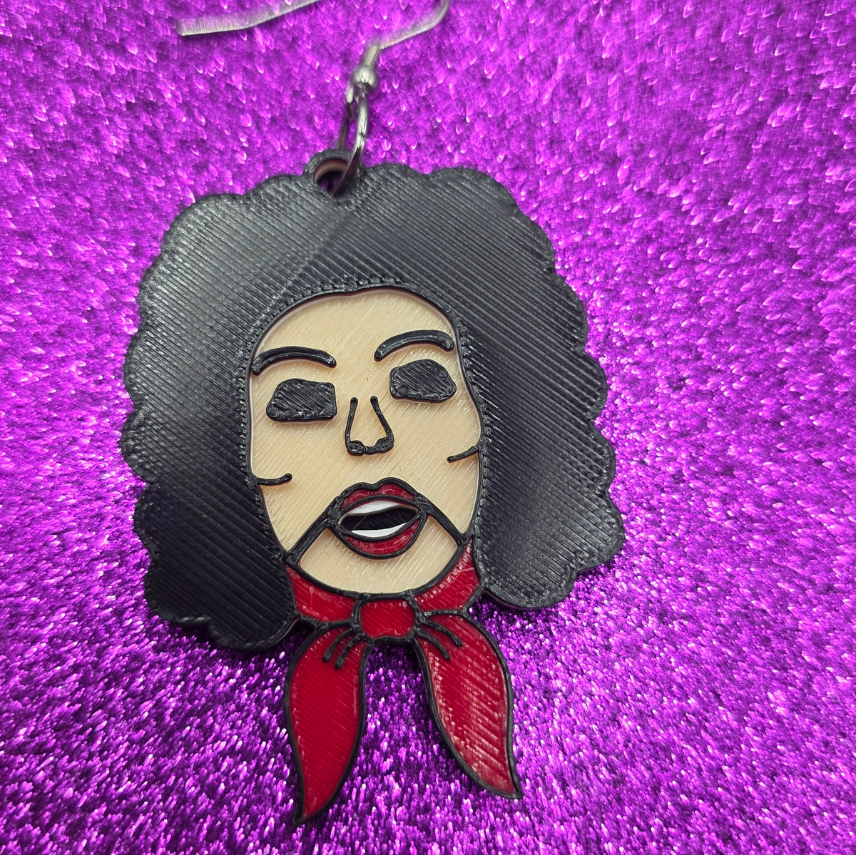 Tourist Trap Horror Movie Statement Earrings 3D Printed