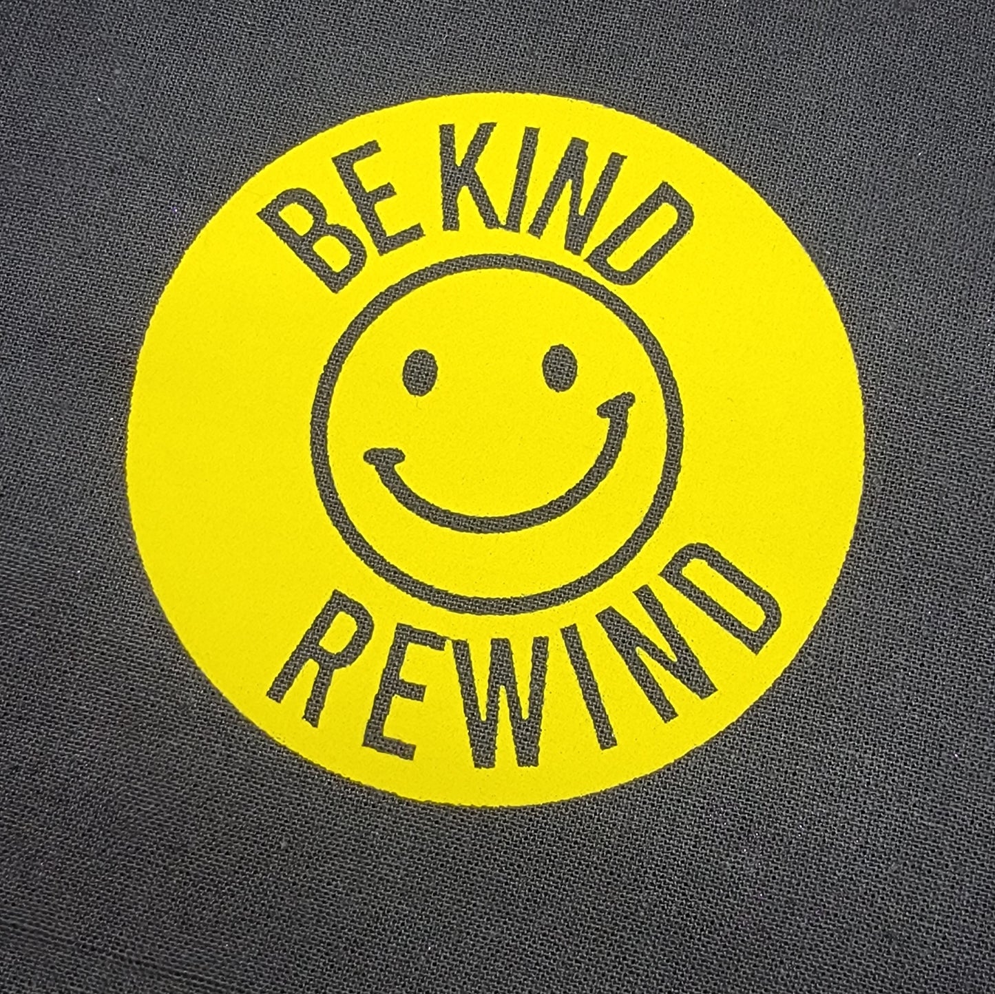 Be Kind Rewind VHS Sticker Small Canvas Patch