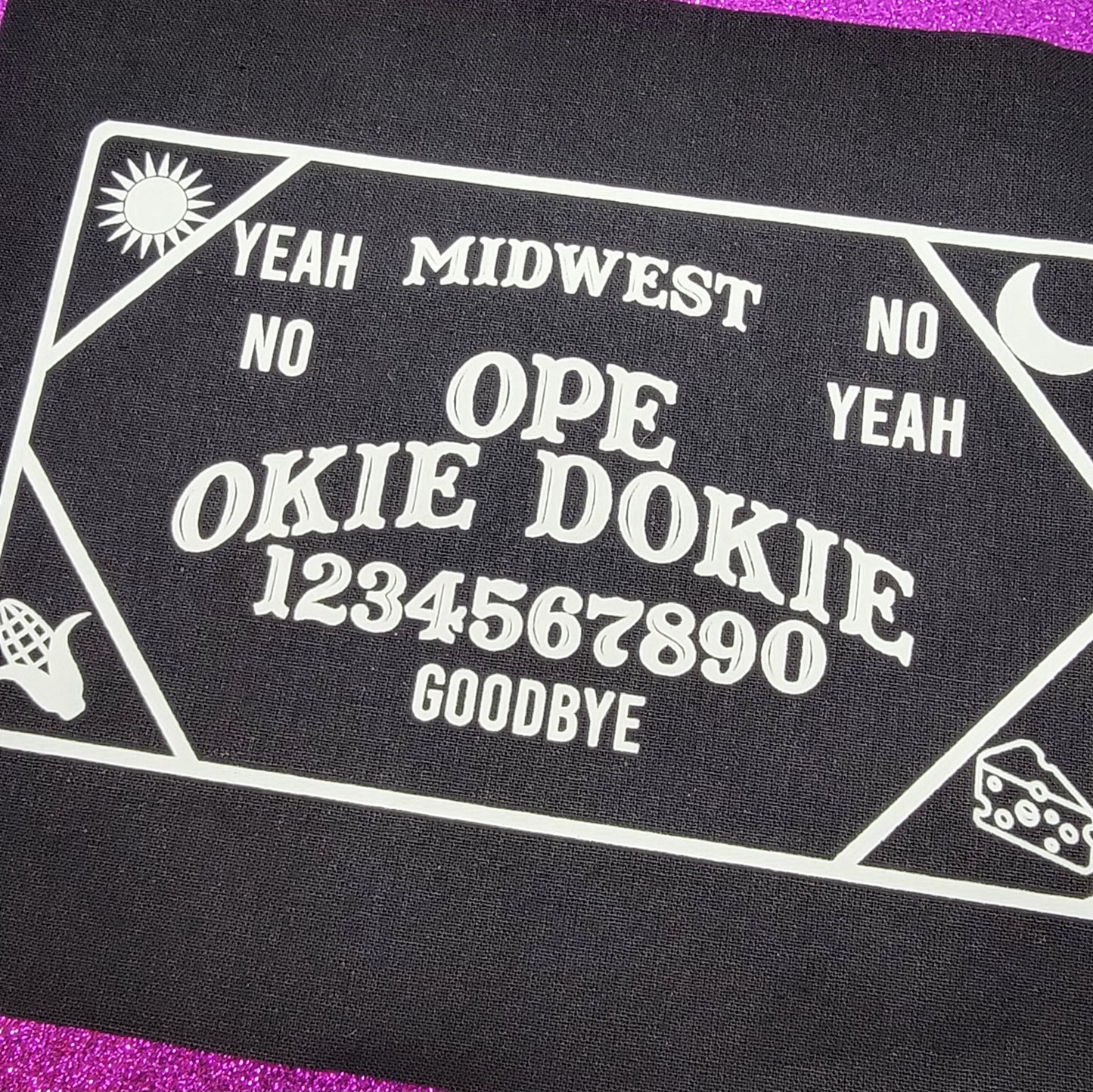 Midwest Ouija Board Small Canvas Patch