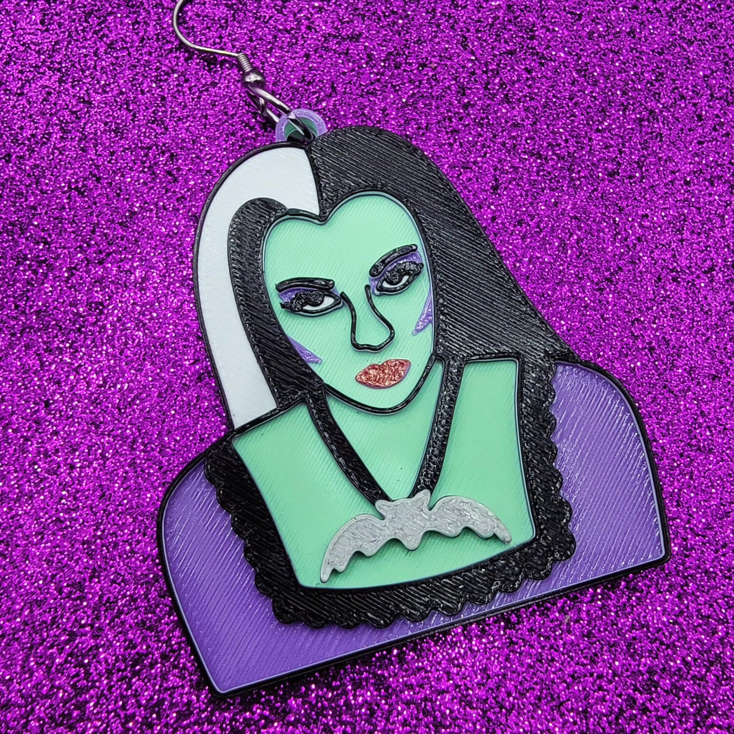 Lily Statement Earrings 3D Printed