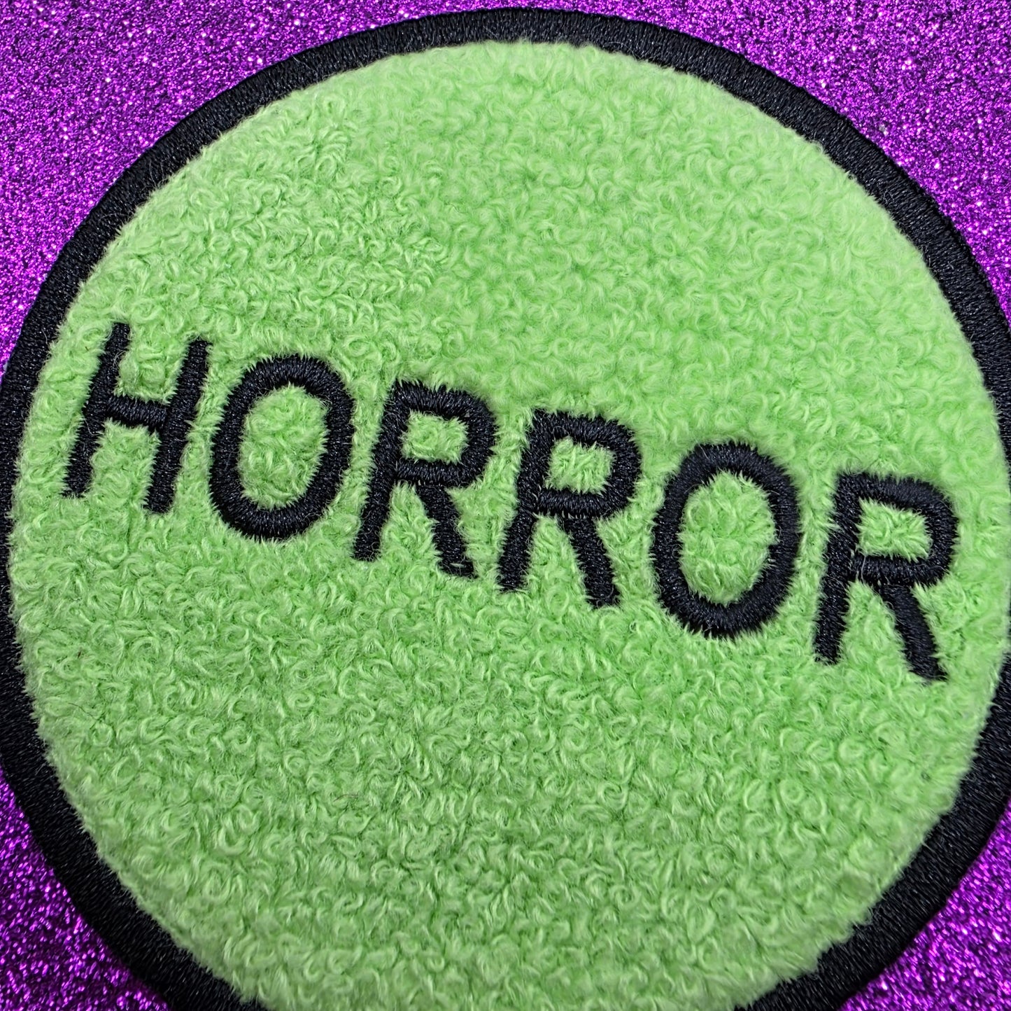 VHS Horror Sticker Chenille Embroidered Patch