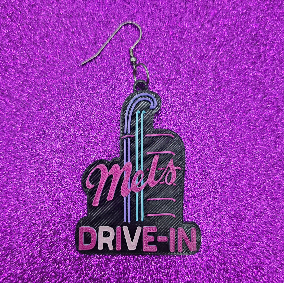 Mels Halloween Statement Earrings 3D Printed