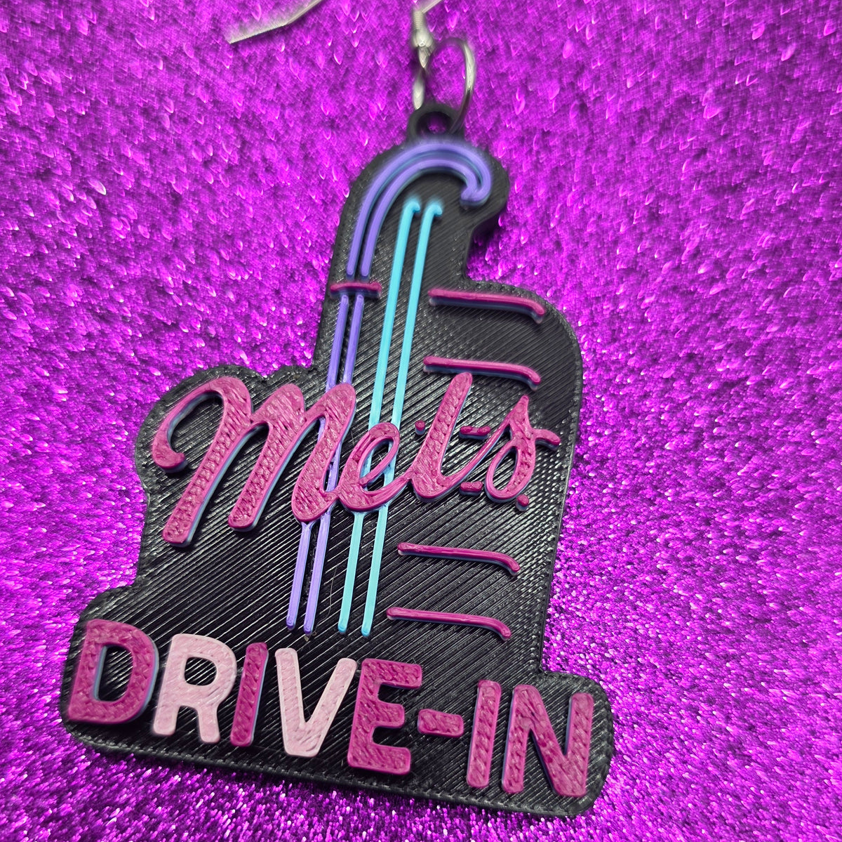 Mels Halloween Statement Earrings 3D Printed
