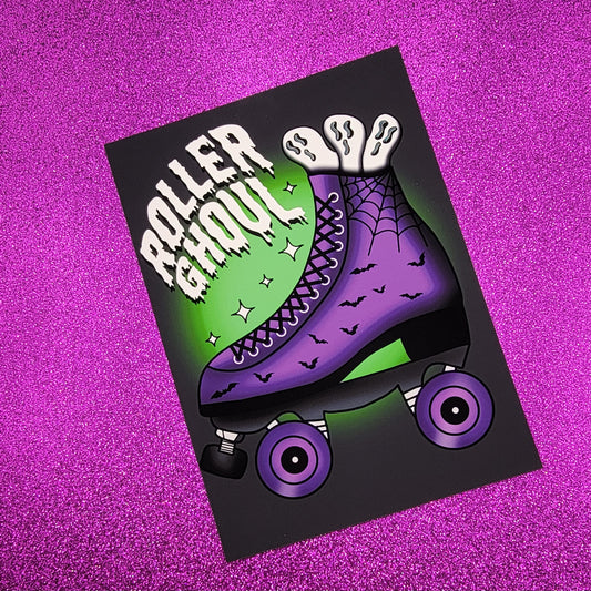 Roller Ghoul Art Print 5"x7"