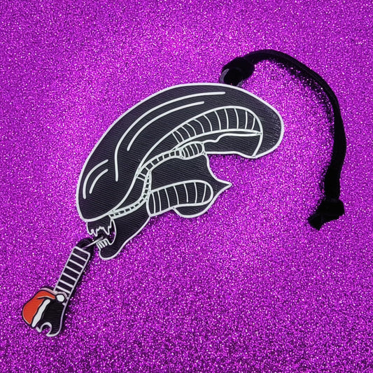 Alien 3D Printed Christmas Ornament