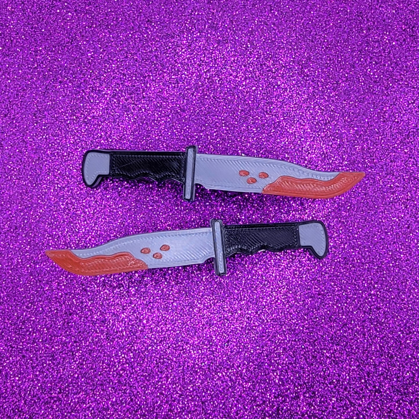 Hunting Knife Horror Movie Hair Clips