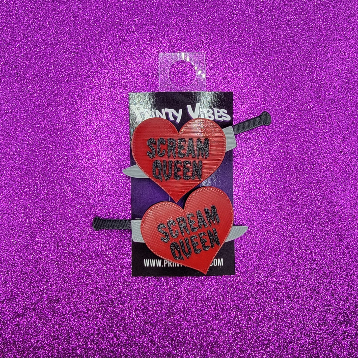 Scream Queen Horror Movie Hair Clips