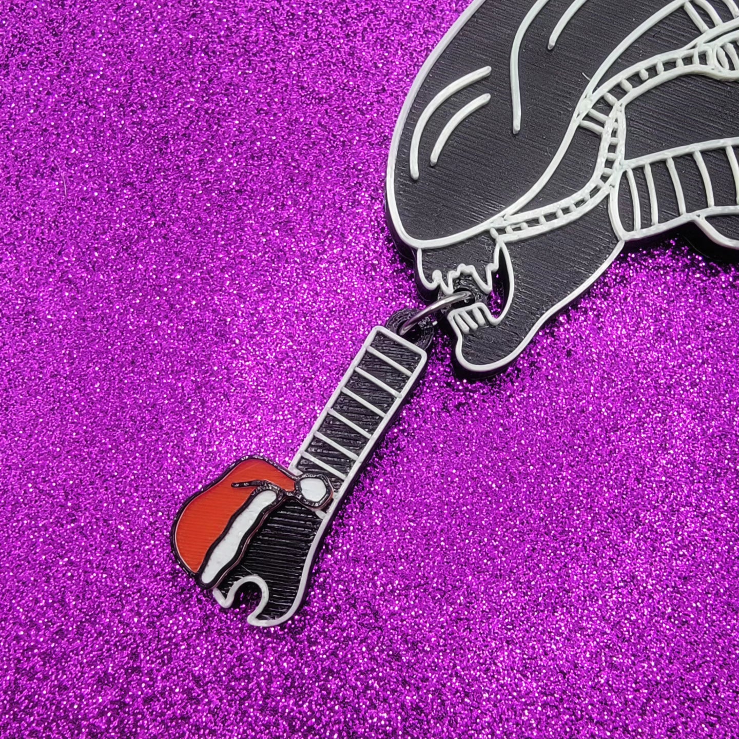 Alien 3D Printed Christmas Ornament