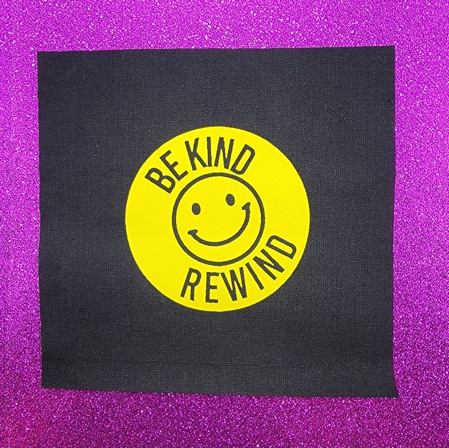 Be Kind Rewind VHS Sticker Small Canvas Patch