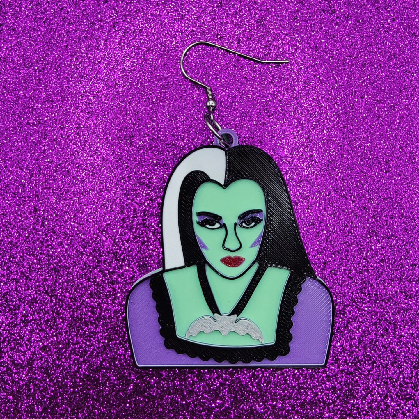 Lily Statement Earrings 3D Printed