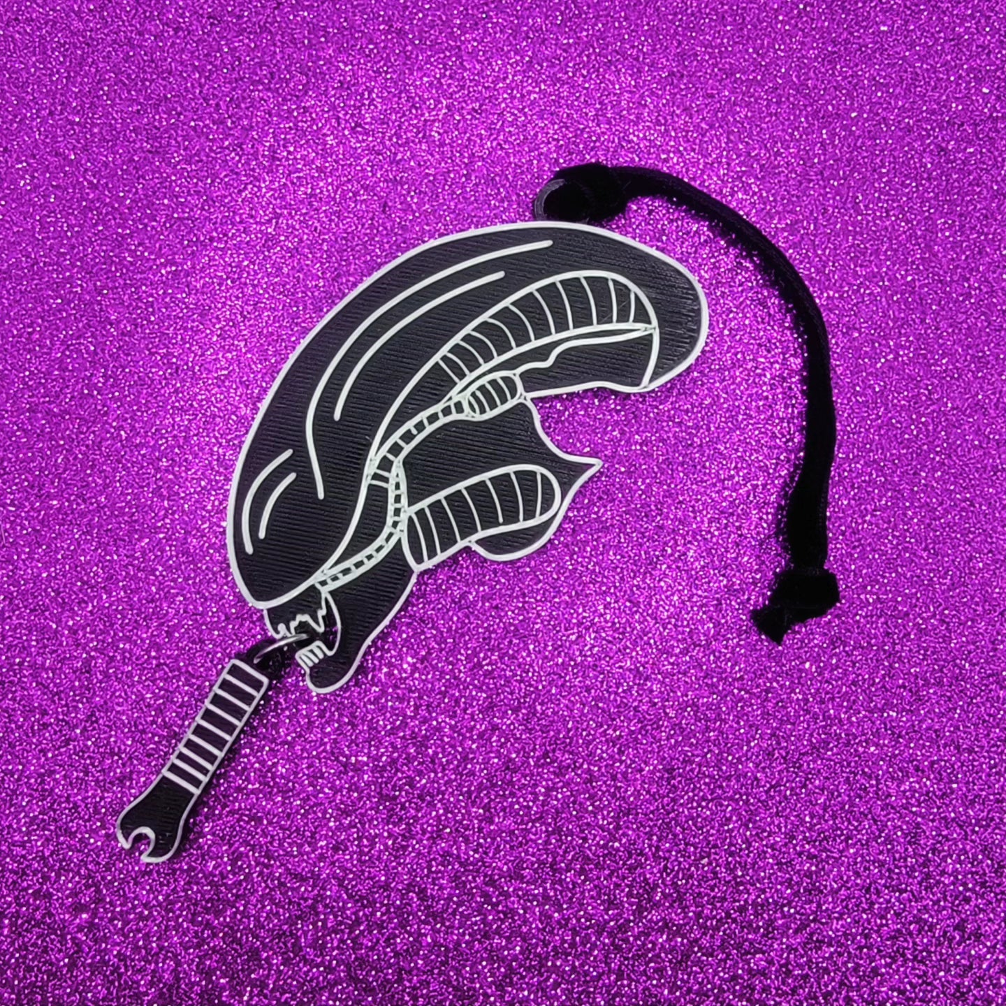 Alien 3D Printed Christmas Ornament