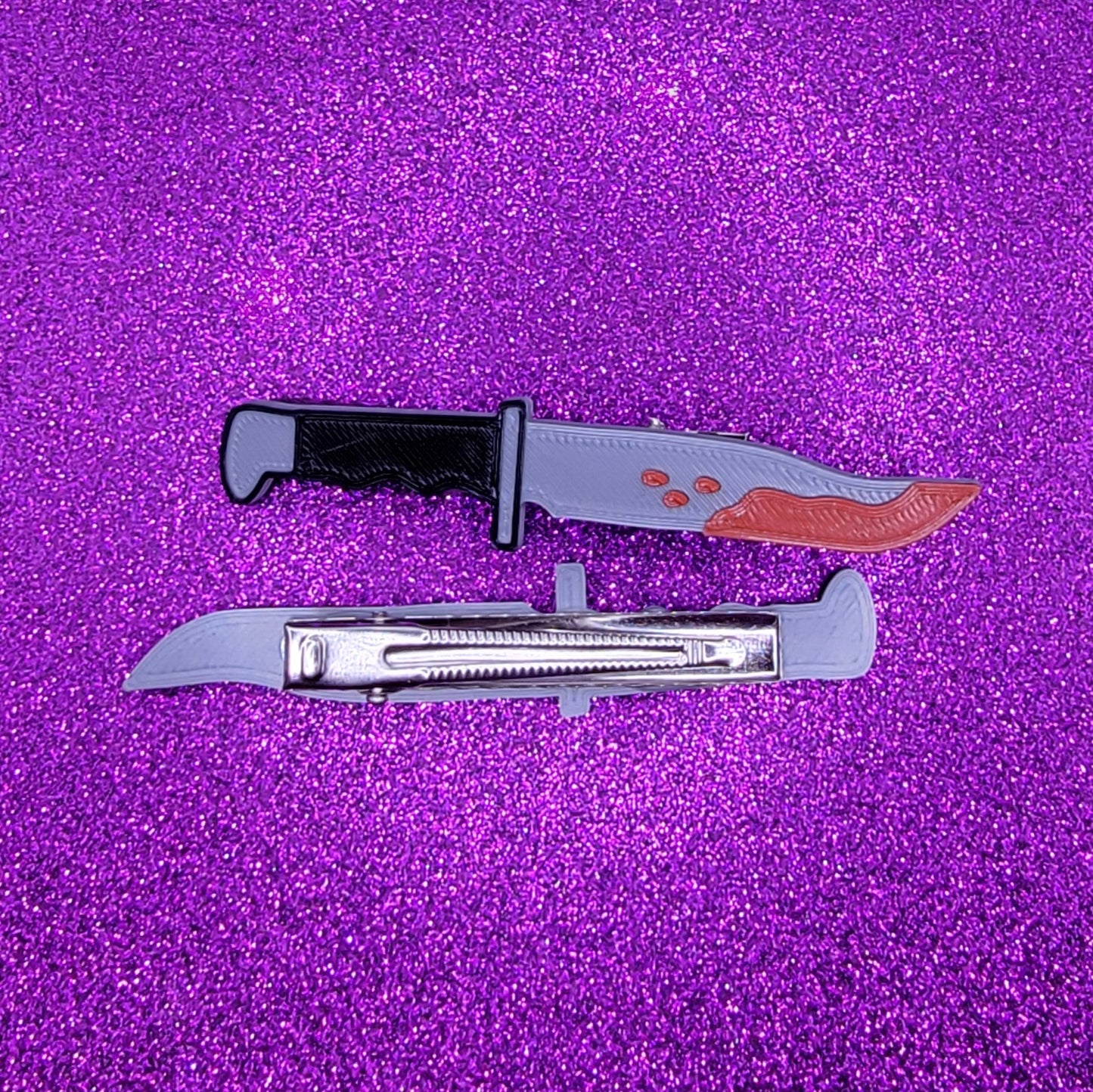 Hunting Knife Horror Movie Hair Clips
