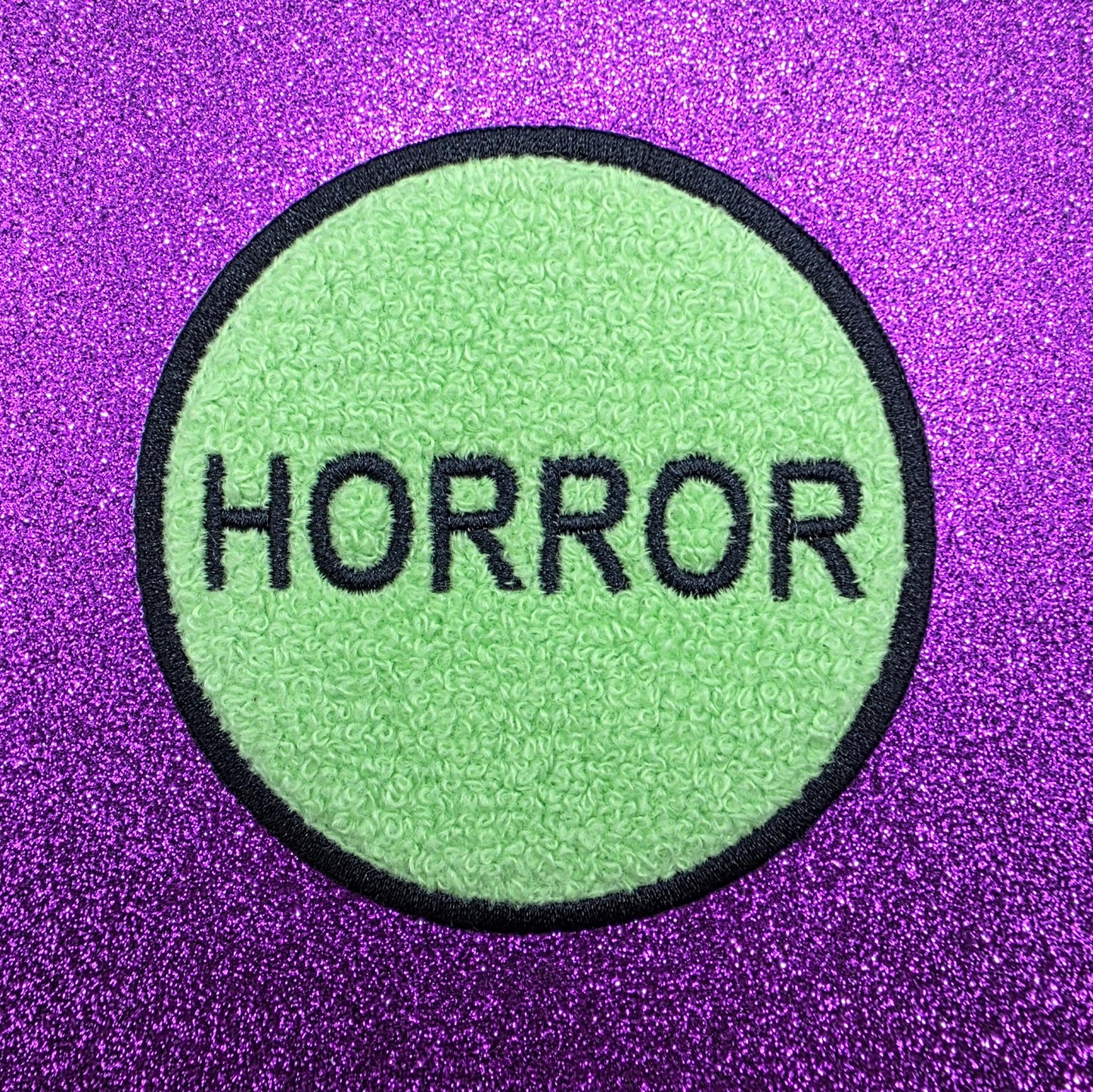 VHS Horror Sticker Chenille Embroidered Patch