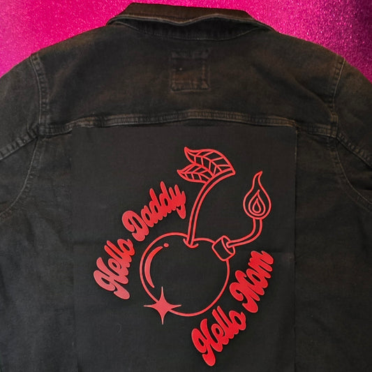 Cherry Bomb Canvas Back Patch
