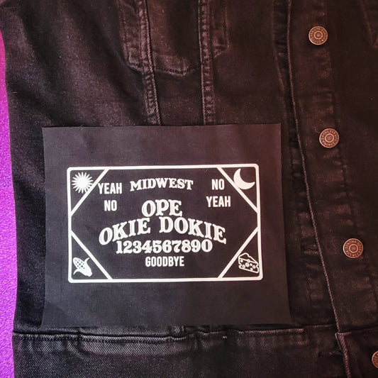 Midwest Ouija Board Small Canvas Patch