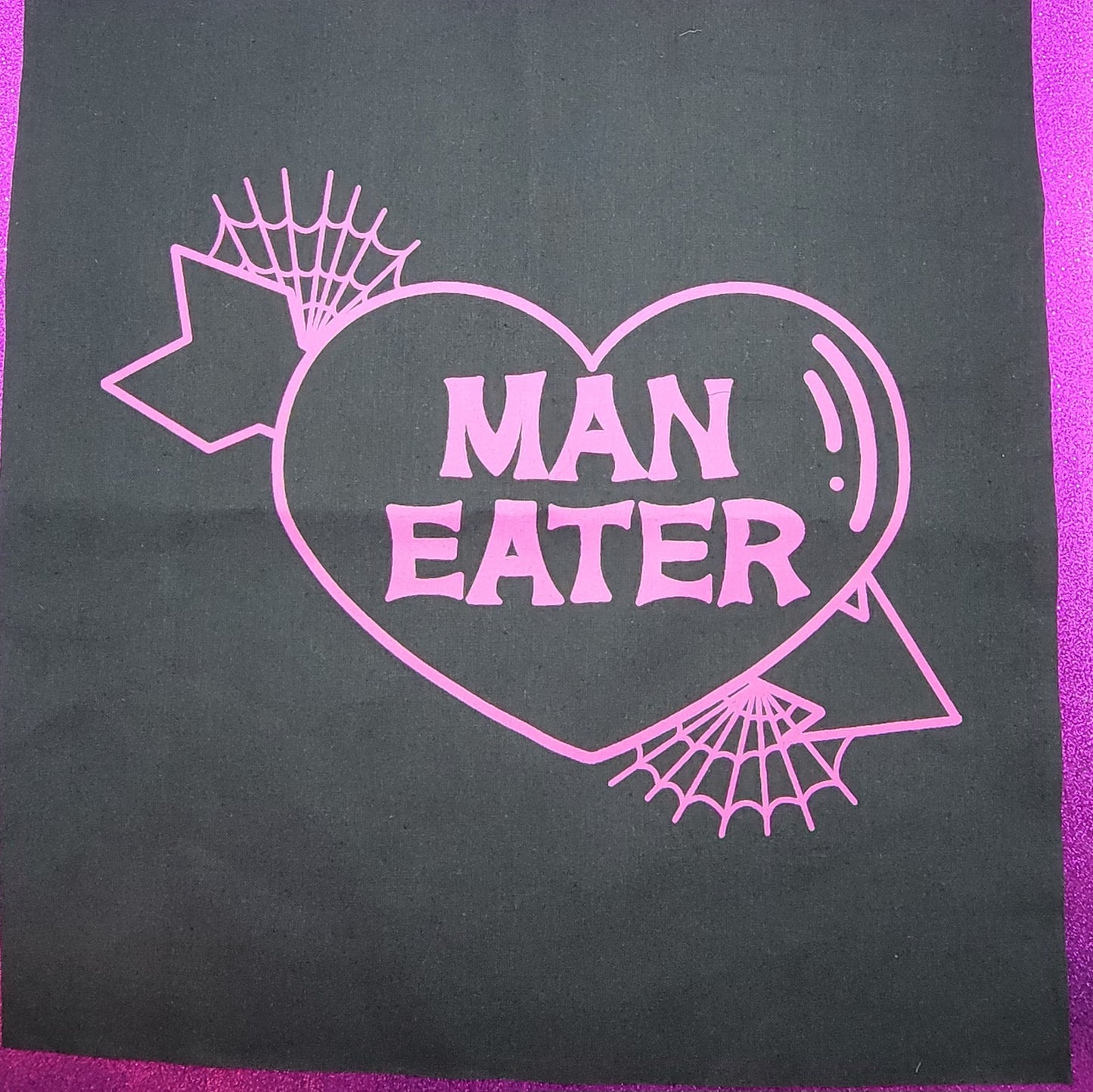 Man Eater Canvas Back Patch